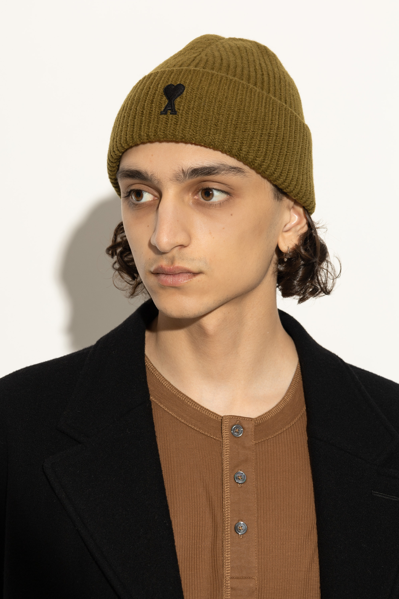 チェック ウール キャップ ☆ ami Alexandre Mattiussi Green Woolen hat Ami Alexandre Mattiussi - Vitkac AS